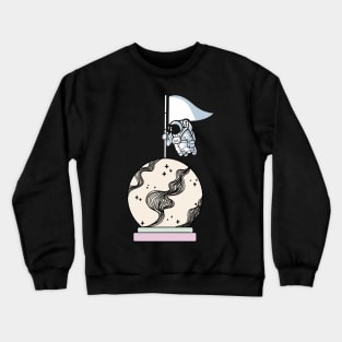 Colonization of the moon Crewneck Sweatshirt